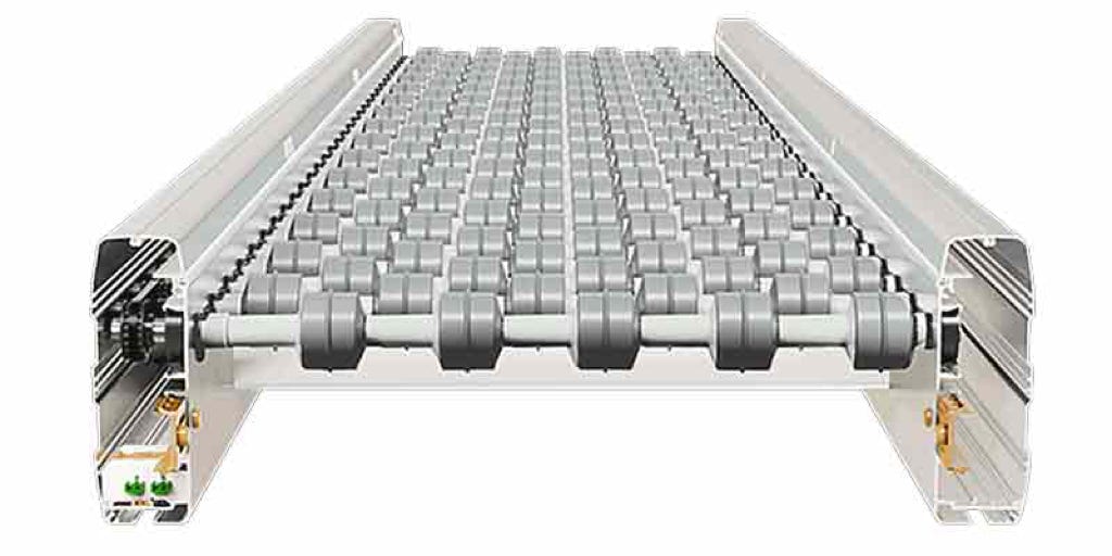 avancon special roller conveyor for sensitive goods